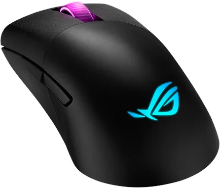 ASUS ROG KERIS Wireless - Gamingmus - Optisk - 5 knappar - Svart med RGB-belysning